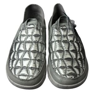 Merrell Shoes Hut Moc 2 Womens Size 8 Shine Silver Metallic NWT